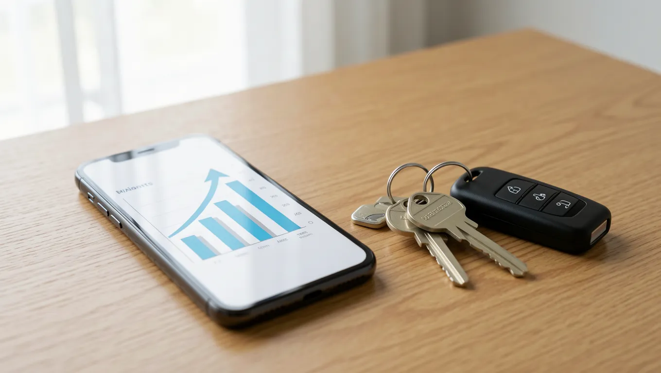 Financial planning tools showing instant personal loans for bad credit options