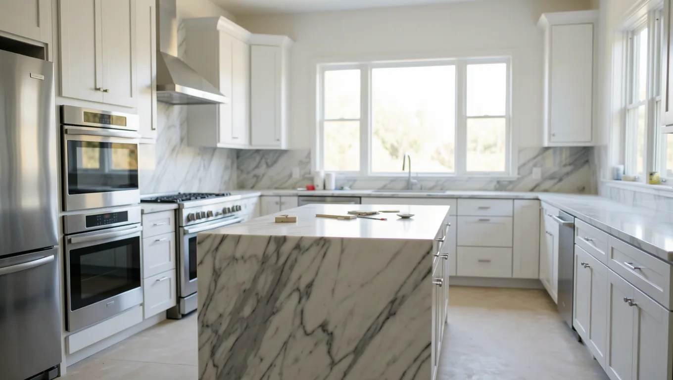 High-end kitchen renovation project funded by personal loans up to $25000